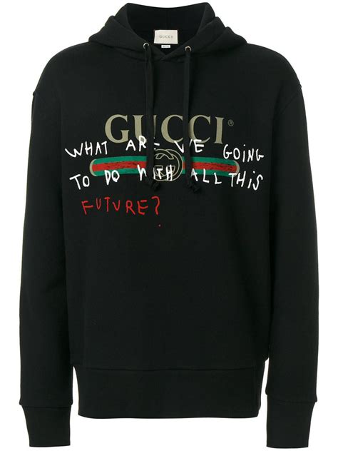 gucci coco capitán logo hoodie